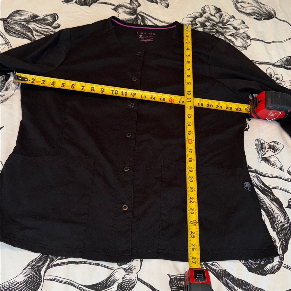 Purple label Black Scrub Jacket - Picture 3 of 6